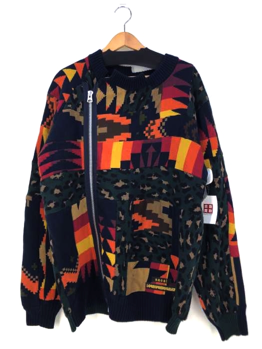 Sacai(サカイ) 21SS Love Over Rules ライダースニット メンズ 表記無