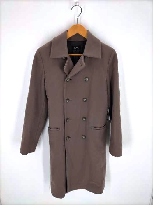 A.P.C.(アーペーセー) メルトン ダブルチェスターコート レディース JPN：S