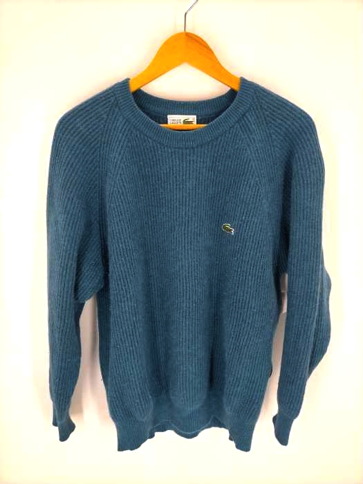 CHEMISE LACOSTE(シュミーズ ラコステ) 80S ロゴ刺繍リブニット メンズ JPN：5