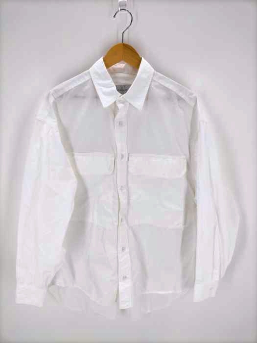 TOMORROWLAND(トゥモローランド) 20SS 80/2コットン ミリタリーシャツ メンズ JPN:M