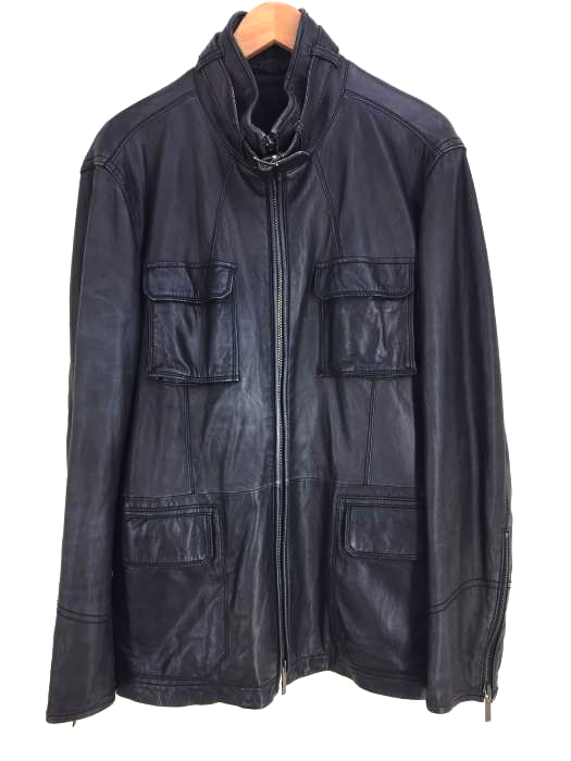 JOSEPH HOMME(ジョゼフオム) シープレザースタンドカラージャケット メンズ  48