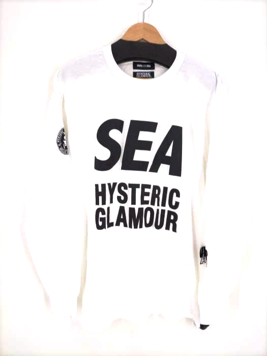 WIND AND SEA(ウィンダンシー) 長袖Tシャツ ロゴ プリント Tee メンズ L