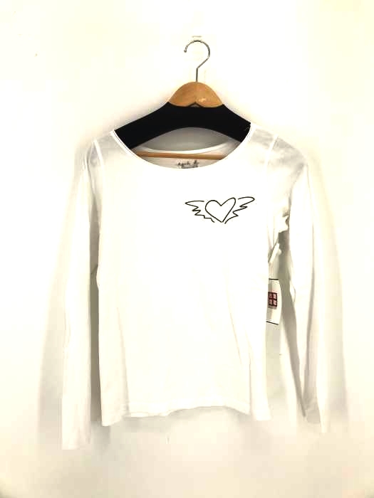 agnes b.(アニエスベー) ハートプリント ボートネックカットソー レディース JPN:2