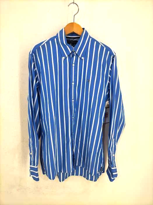 TOMMY HILFIGER(トミーヒルフィガー) ボタンダウンストライプシャツ メンズ JPN：M