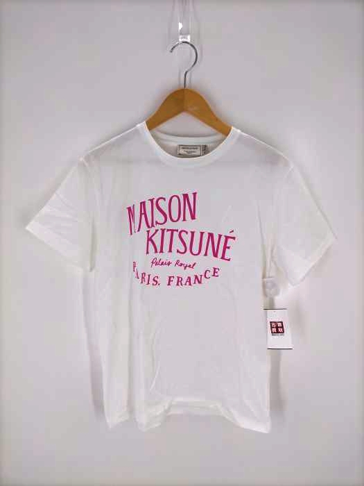 MAISON KITSUNE メゾンキツネ(メゾンキツネ) ロゴプリント半袖Tシャツ レディース JPN：S