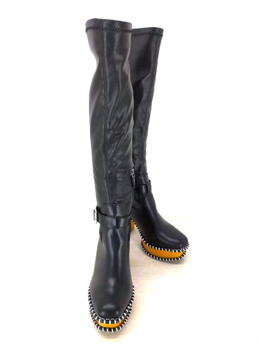 moussy(マウジー) WOOD SOLE LONG BOOTS レディース  S