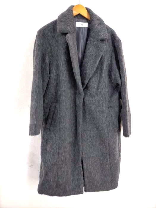 SLY(スライ) SHAGGY CHECK OVER COAT レディース  2