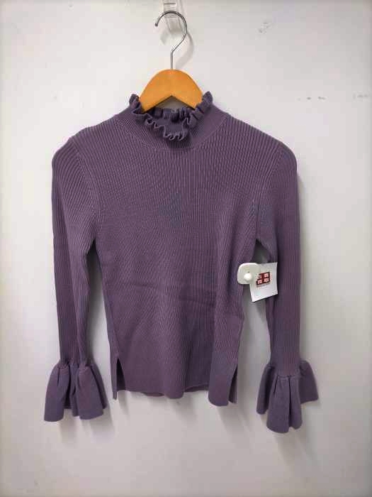 rienda(リエンダ) glitter frill Knit TOP レディース  FREE