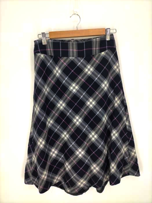 BURBERRY LONDON(バーバリーロンドン) ベルテッド フレアスカート レディース 表記無