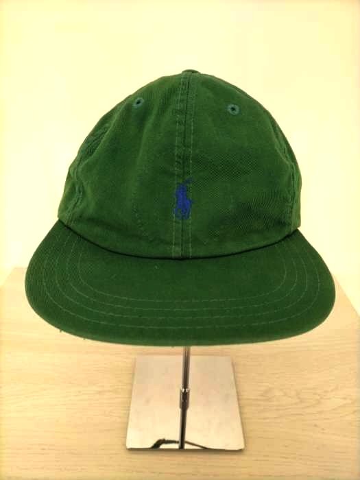Polo by RALPH LAUREN(ポロバイラルフローレン) 90S USA製 ポニー刺しゅう 6パネルキャップ メンズ 表記無
