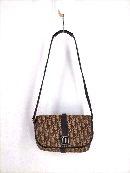Christian Dior(クリスチャンディオール) OLD モノグラム トロッター ジャガード ショルダーバッグ  レディース 表記無