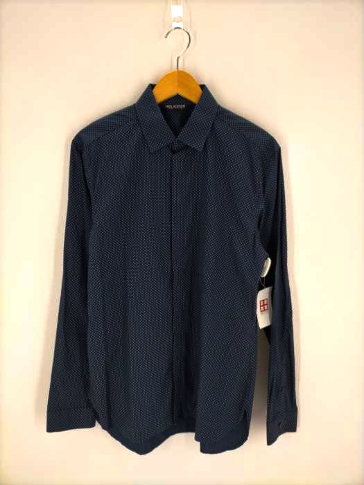 NEIL BARRETT(ニールバレット) 15AW 比翼ドットシャツ メンズ  40/15 3/4