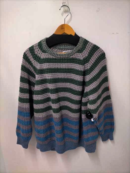 シーイー C.E STRIPE LOOSE WAFFLE KNIT  メンズ JPN：M