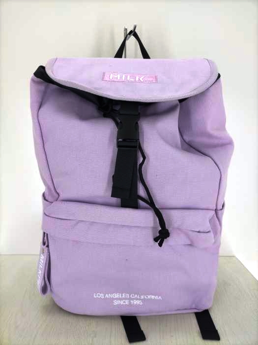 MILK FED(ミルクフェド) EMBROIDERED BAR CANVAS DAYPACK レディース 表記無
