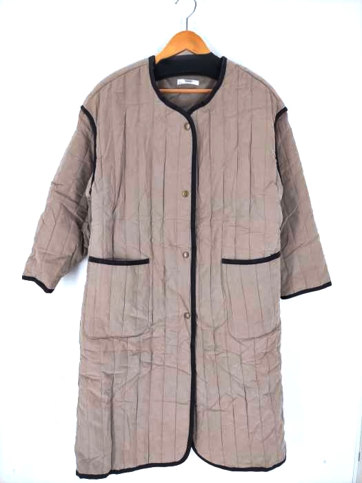 フィフス FIFTH ラインキルトノーカラーコート レディース  M
