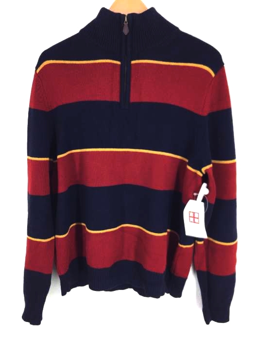 ブルックスブラザーズ BROOKS BROTHERS ハーフジップニット メンズ  M