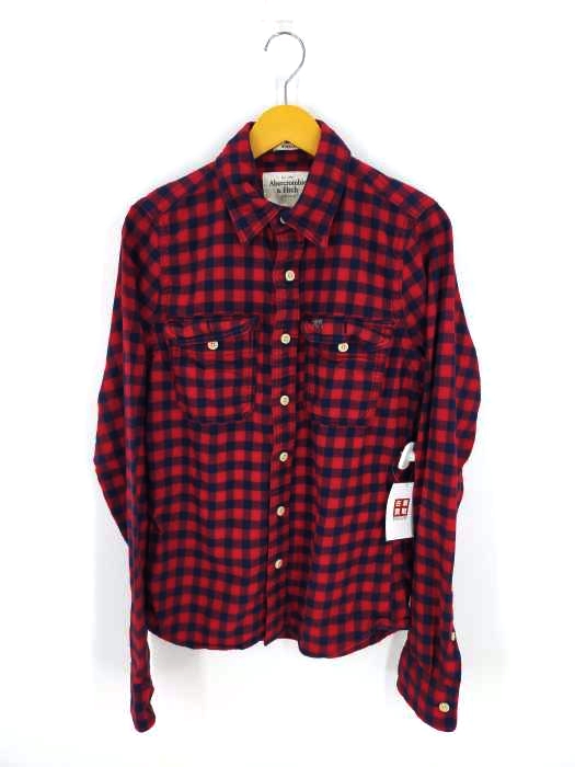 アバクロンビーアンドフィッチ Abercrombie & Fitch チェック柄ボタンシャツ メンズ  M