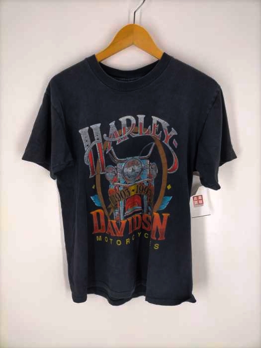 ハーレーダヴィットソン HARLEY DAVIDSON 1992 USA製 両面プリント半袖Tシャツ メンズ JPN：M