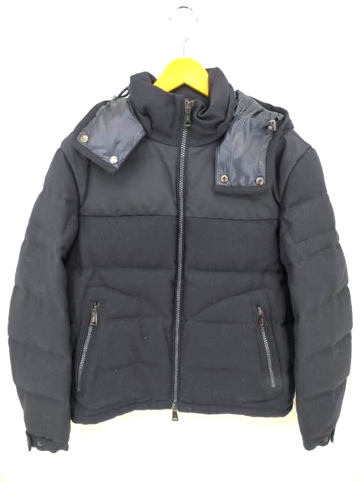 ポロラルフローレン POLO RALPH LAUREN ショルダーナイロン切替ウールブレンドダウンジャケット メンズ  M
