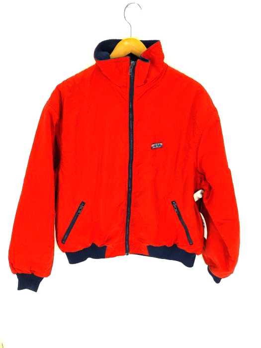 エディーバウアー Eddie Bauer 80s 黒タグ 裏地フリース ジップアップナイロンジャケット レディース  レディースXL