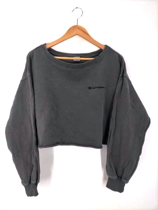 チャンピオン Champion EMODA ショート丈 トレーナー レディース  LADEIS FREE