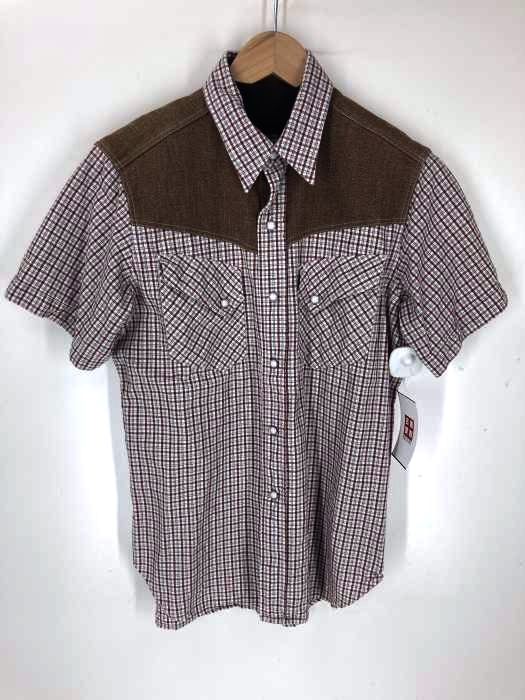 SUGAR CANE(シュガーケーン) チェックウエスタンシャツ メンズ  small14141/2