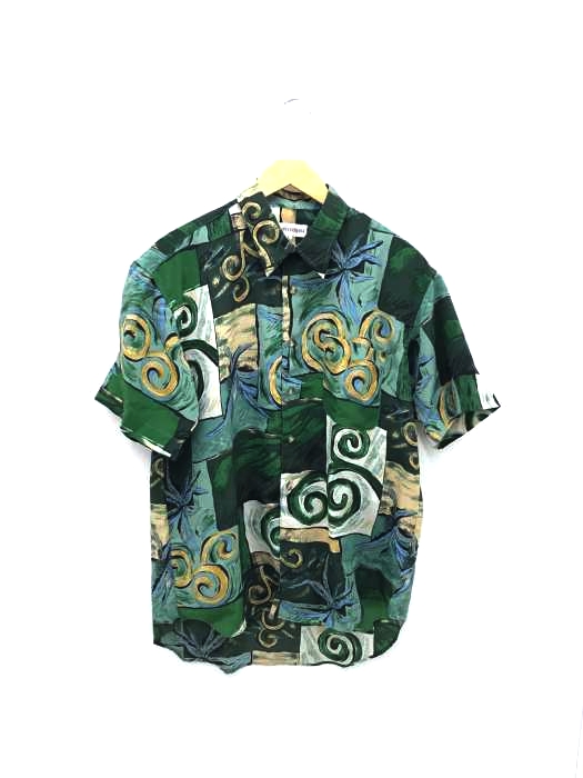 USED古着(ユーズドフルギ) 半袖総柄シャツ メンズ JPN：L