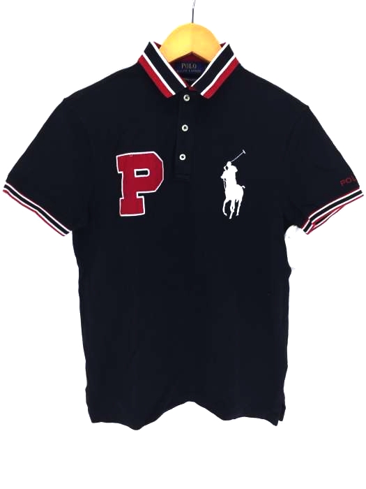 POLO RALPH LAUREN(ポロラルフローレン) Pワッペン付き S/S ポロシャツ メンズ  SP