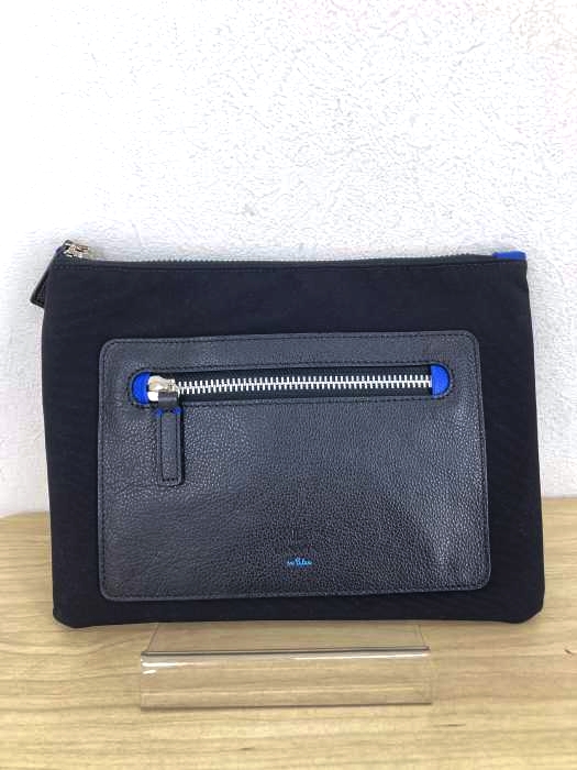LANVIN en Bleu(ランバンオンブルー) レザー切り替え2WAYショルダーバッグ メンズ 表記無