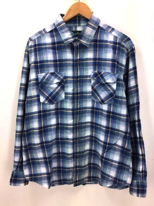 エディーバウアー Eddie Bauer コットン チェック シャツ メンズ import：M