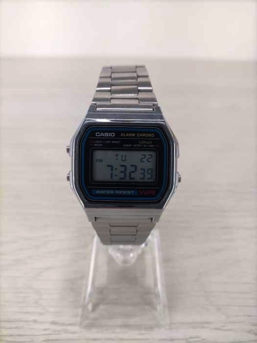 CASIO(カシオ) LEDライト付メタルデジタルウォッチ スタンダードウォッチ メンズ 表記無