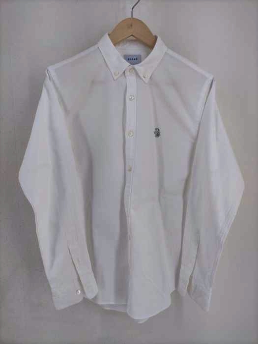 BEAMS(ビームス) JAPANESE FABRIC ワンポイント刺繍シャツ メンズ JPN:M