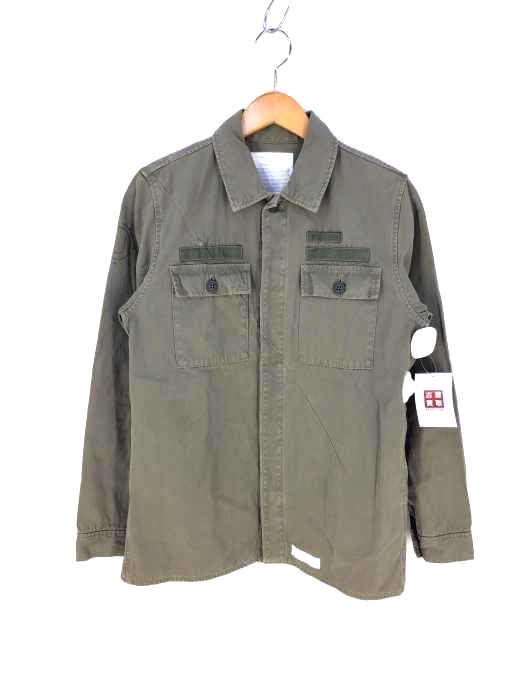 アンダーカバーイズム UNDERCOVERISM アバカレタライフ期 ユーズド加工ミリタリーシャツ メンズ  1