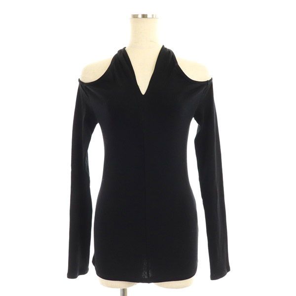 ROSETTA GETTY(ロゼッタゲッティ) ロゼッタゲッティ ROSETTA GETTY カットソー ホルターネック 長袖 S 黒 ブラック /MY レディース レディース  S