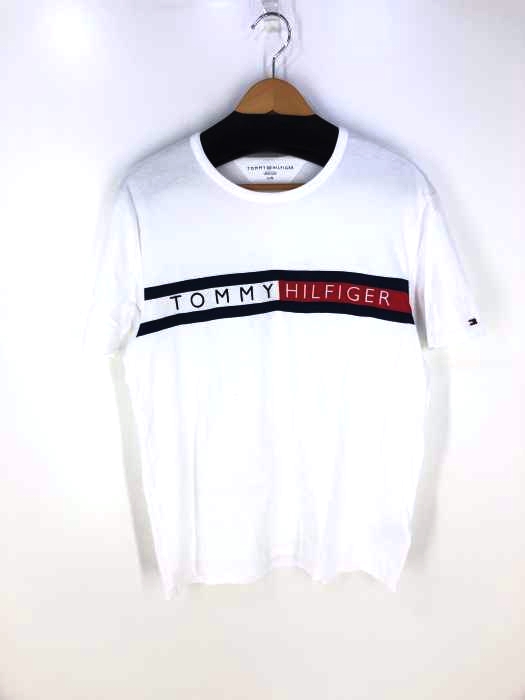 TOMMY HILFIGER(トミーヒルフィガー) ロゴ刺繍クルーネックTシャツ メンズ JPN：L