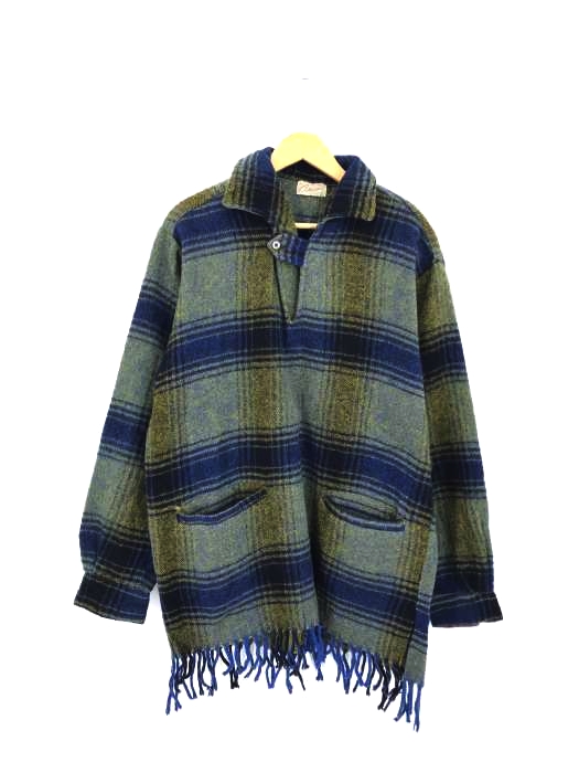USED古着(ユーズドフルギ) A CISCO CASUAL フランネルフリンジプルオーバー メンズ import：L