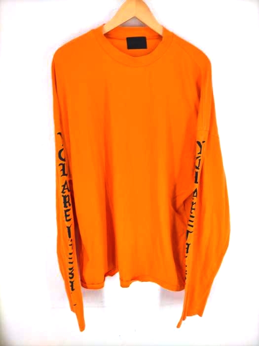 WHITELAND BLACKBURN(ホワイトランドブラックバーン) 袖プリント 長袖クルーネックTシャツ メンズ FREE