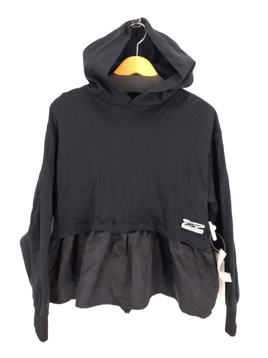 ONITSUKA TIGER(オニツカタイガー) ショート丈パーカー レディース  M