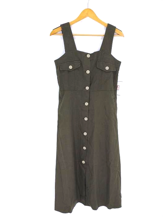moussy(マウジー) BUTTON UP WAIST TIE DRESS レディース  1