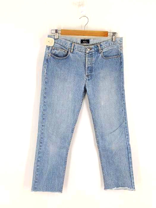A.P.C.(アーペーセー) 裾カットオフ スリムデニム メンズ 30inch