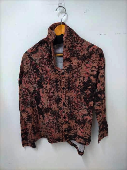 Ys(ワイズ) 21AW TENJIKU JACQUARD ASYMMETRY CARDIGAN レディース  2