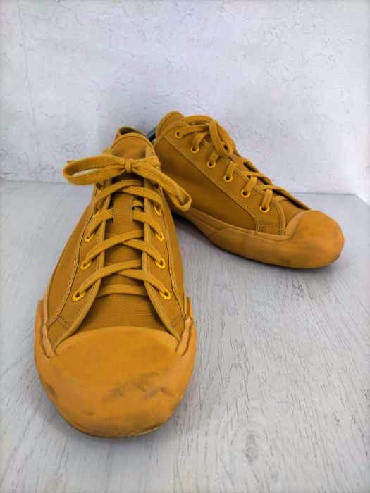 STUDIO NICHOLSON(スタジオニコルソン) Merino Vulcanised Sole Canvas Shoe (MUSTARD)  メンズ US：9