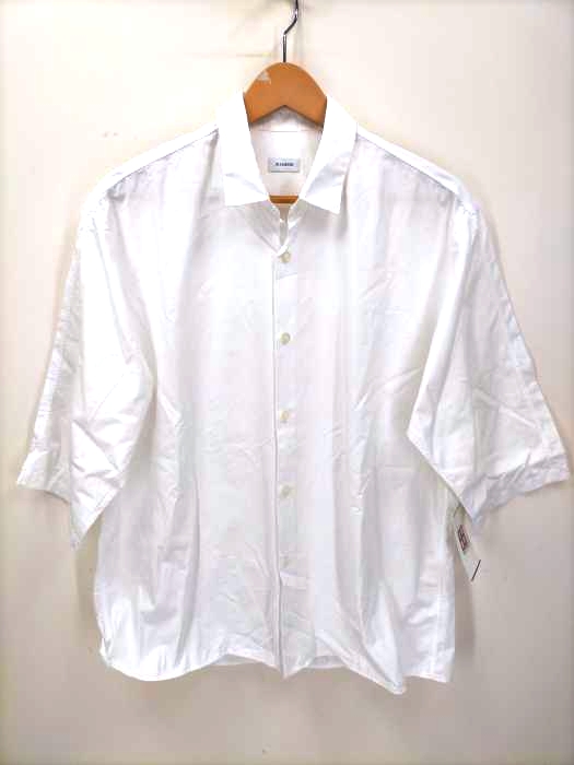 JIL SANDER(ジルサンダー) ワイドシルエット 7分袖 タイプライターシャツ メンズ  15 1/2