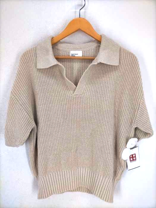 ユーズドフルギ USED古着 {{APARTMENT THREE}} ニットポロ メンズ JPN：1