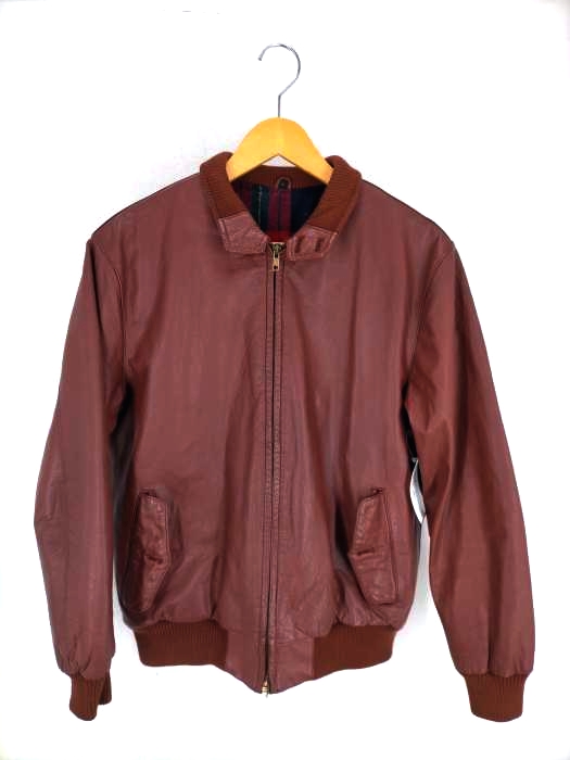 ユーズドフルギ USED古着 {{THREE MEN}}G-9 レザージャケット メンズ JPN：L