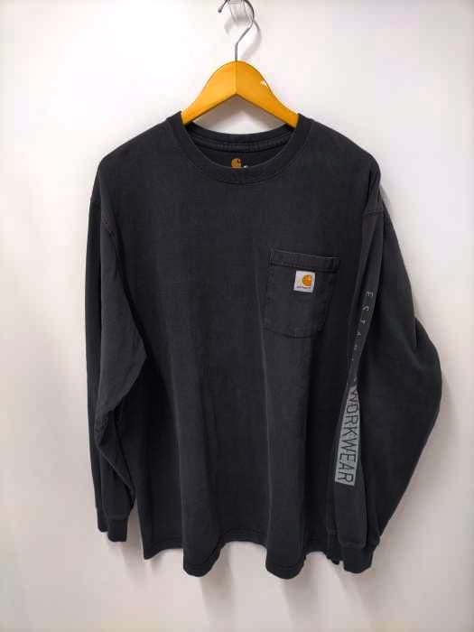カーハート Carhartt ORIGINAL FIT 袖プリントL/Sシャツ メンズ JPN：XL