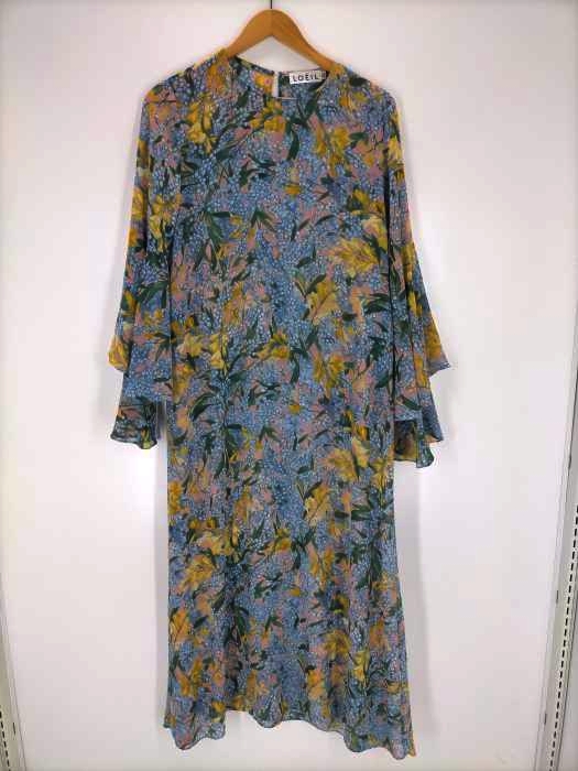 ユーズドフルギ USED古着 {{LOEIL}}  花柄シースルーワンピース レディース ONE SIZE