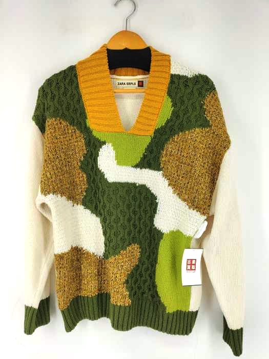 ザラ ZARA ランダムニット メンズ import：M