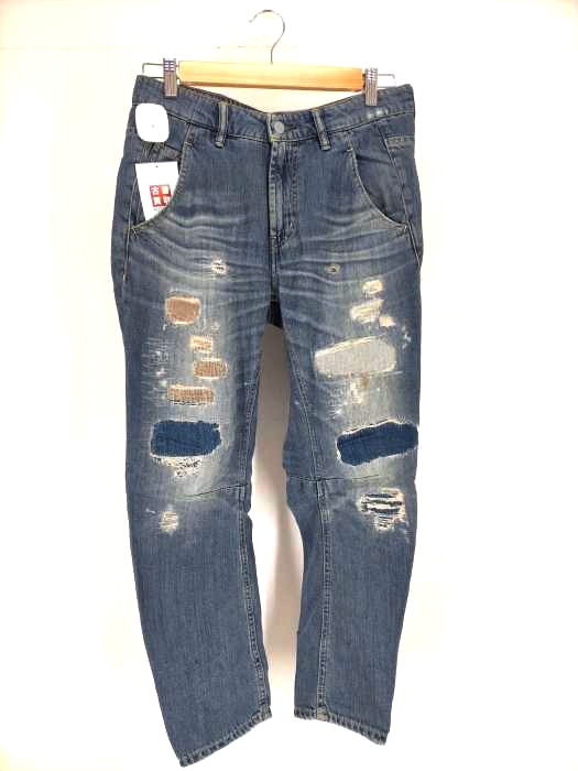 ヒステリックグラマー HYSTERIC GLAMOUR DUR加工 九部丈サルエルパンツ レディース  S