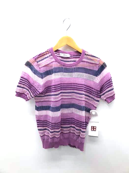 ZARA KNIT(ザラニット) シースルーデザイントップス レディース USA:M